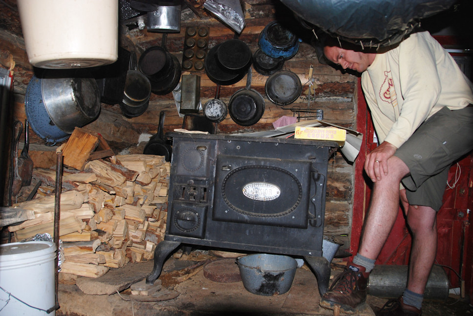 Wood burning stove and provisions