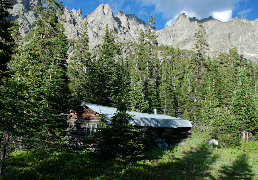 Alfred Wheeler's cabin below Arapaho Peak